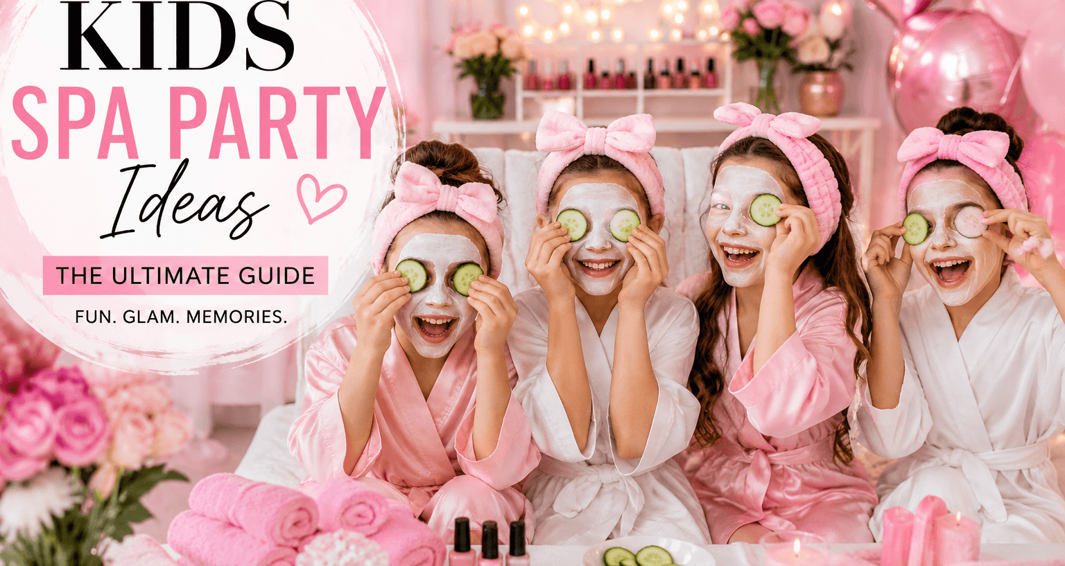 How to Host the Ultimate Kids Spa Party at Home | DIY Spa Party Ideas
