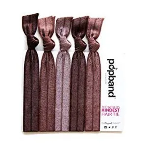 POPBAND HAIR TIES- COCOA