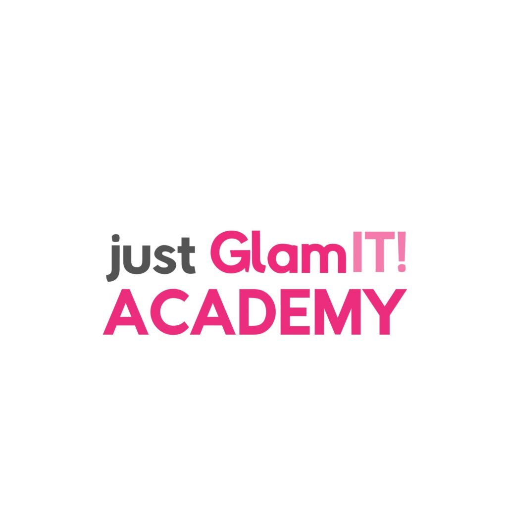 just glam it! makeup school logo