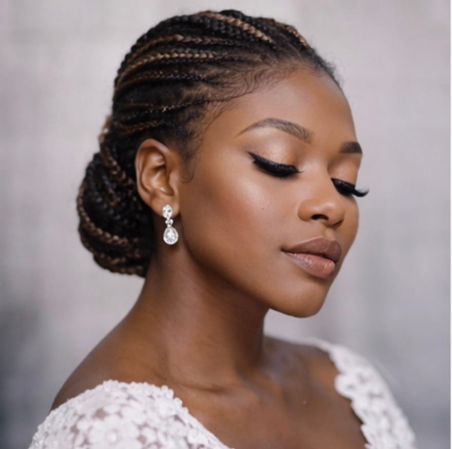 Soft glam makeup Winnipeg elegant bridal makeup natural wedding makeup artist diverse skin tones The Beauty Box by Sheriff