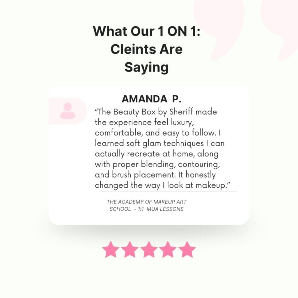 BEST MAKEUP SCHOOL CANADA THE BEAUTY BOX BY SHERIFF CLIENT REVIEWS