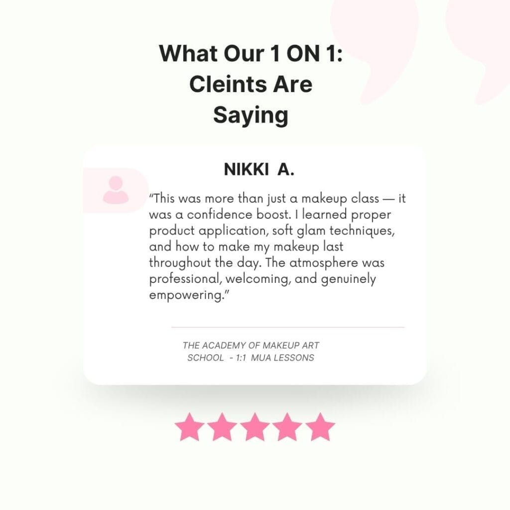 PRIVATE MAKEUP CLASS REVIEW THE BEAUTY BOX BY SHERIFF WINNIPEG