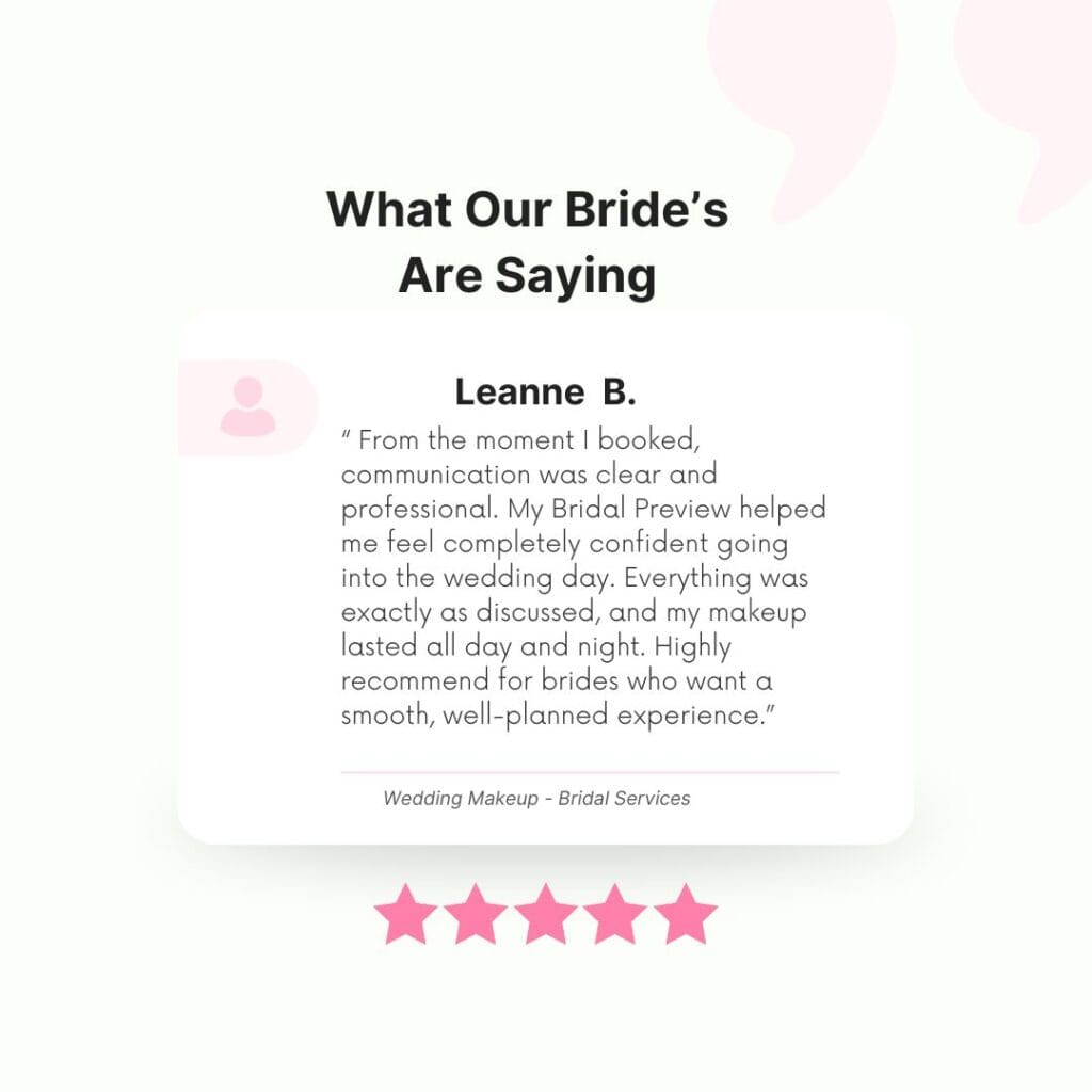 Bridal Makeup Winnipeg Review