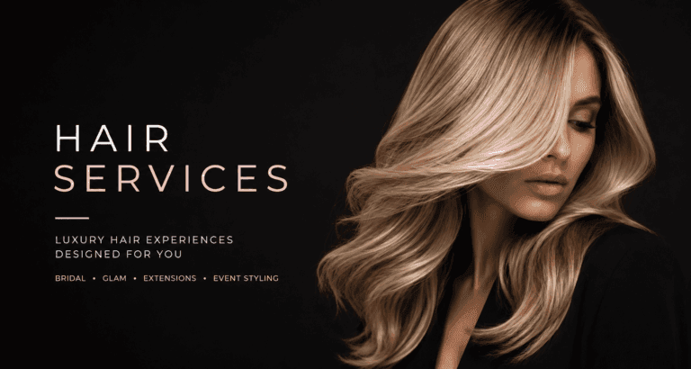 Luxury Hair Services Winnipeg | Bridal Hair, Glam Waves & Mobile Hairstylists